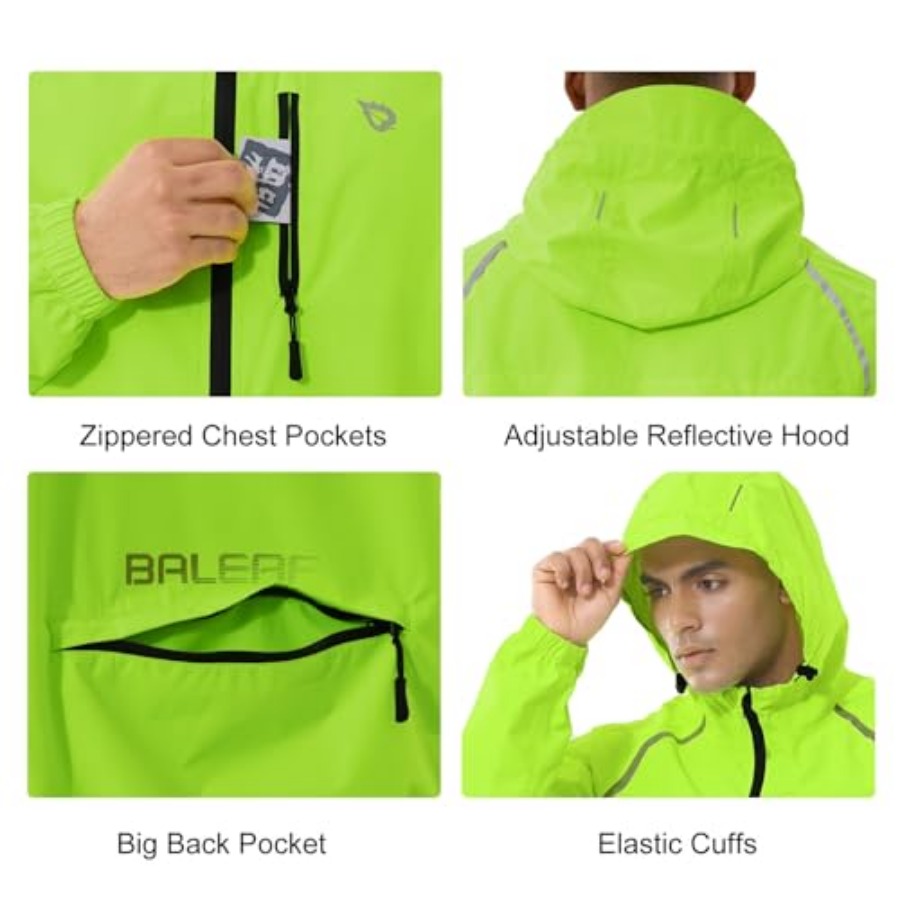 Men's Rain Jacket Waterproof W – обзор и цена Running Gear In Rain