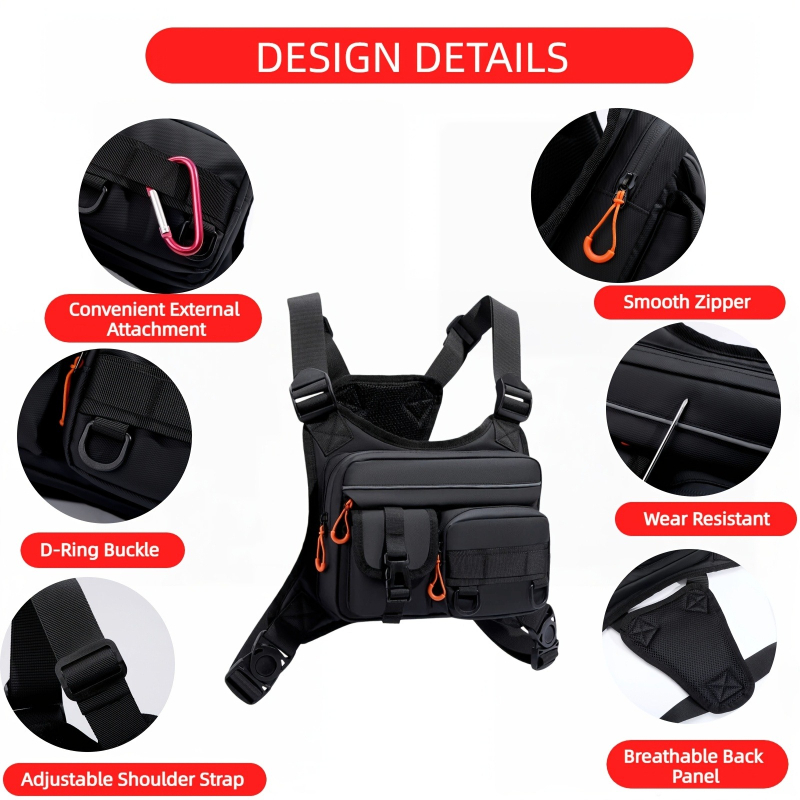 Men's Tactical Chest Bag, Runn – обзор и цена Running Hydration Vest