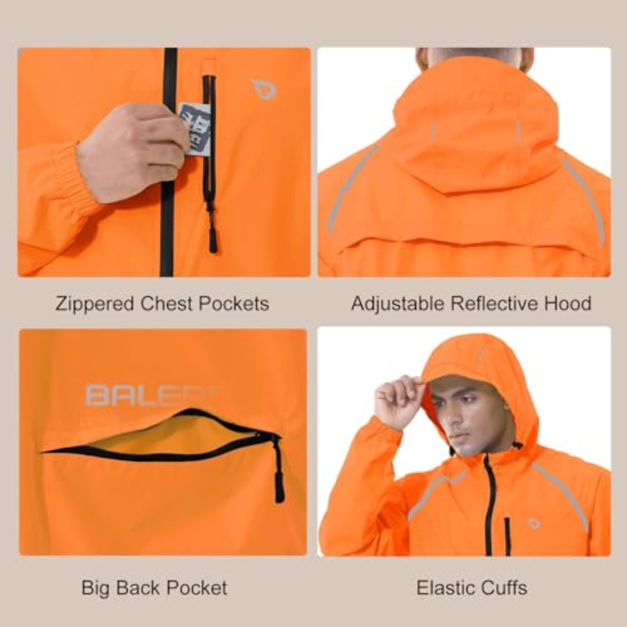 Men's Rain Jacket Waterproof W – обзор и цена Running Gear In Rain