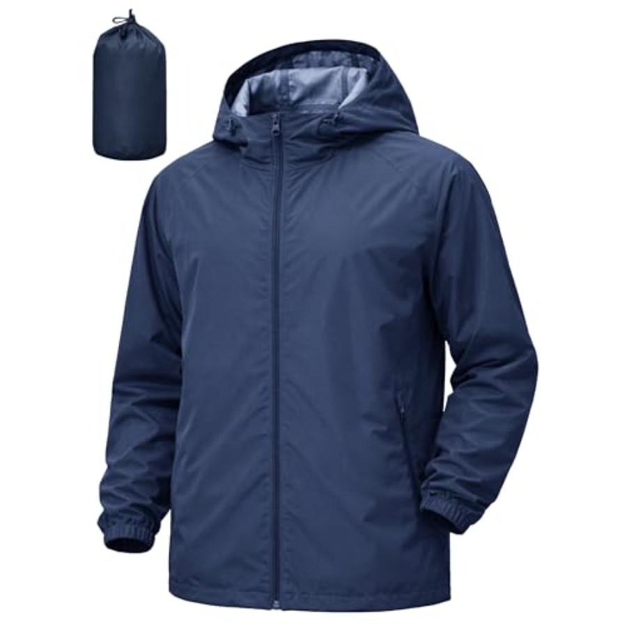 UIQUR Men's Rain Jacket Windbr – обзор и цена Running Gear In Rain