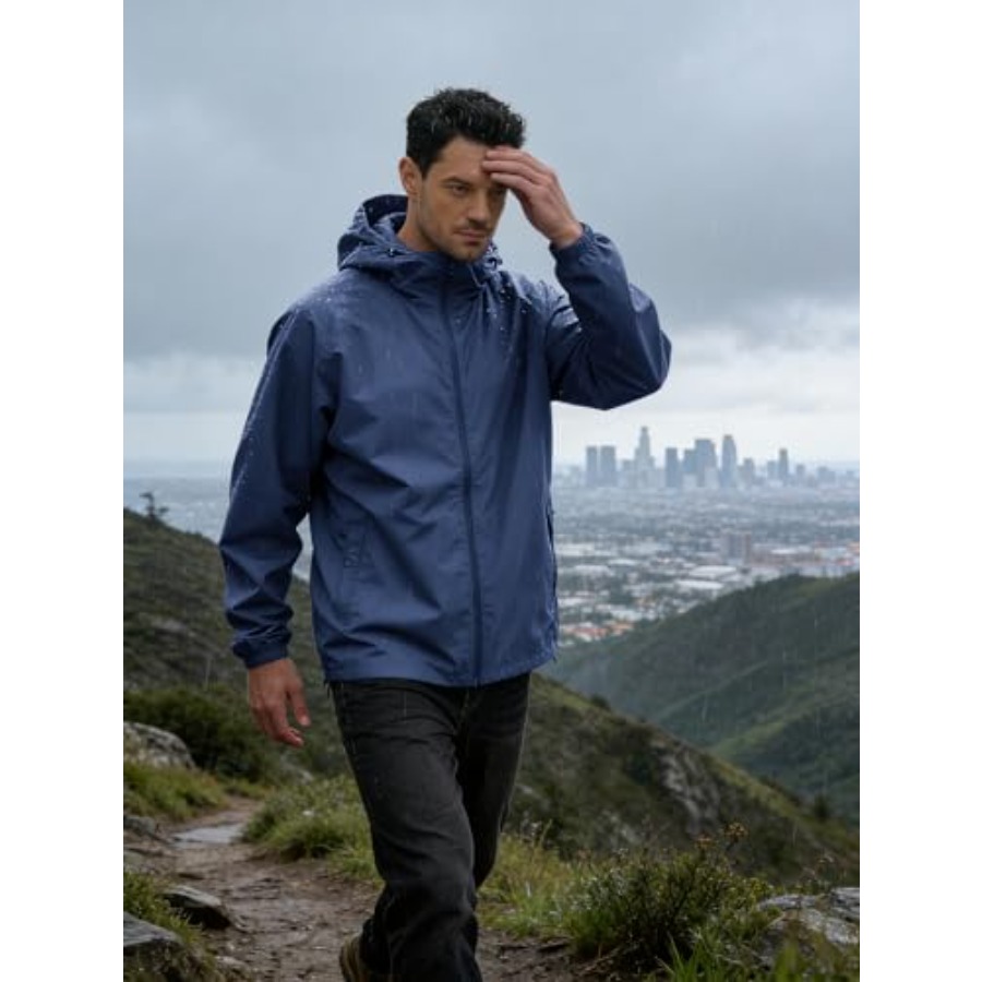 UIQUR Men's Rain Jacket Windbr – обзор и цена Running Gear In Rain