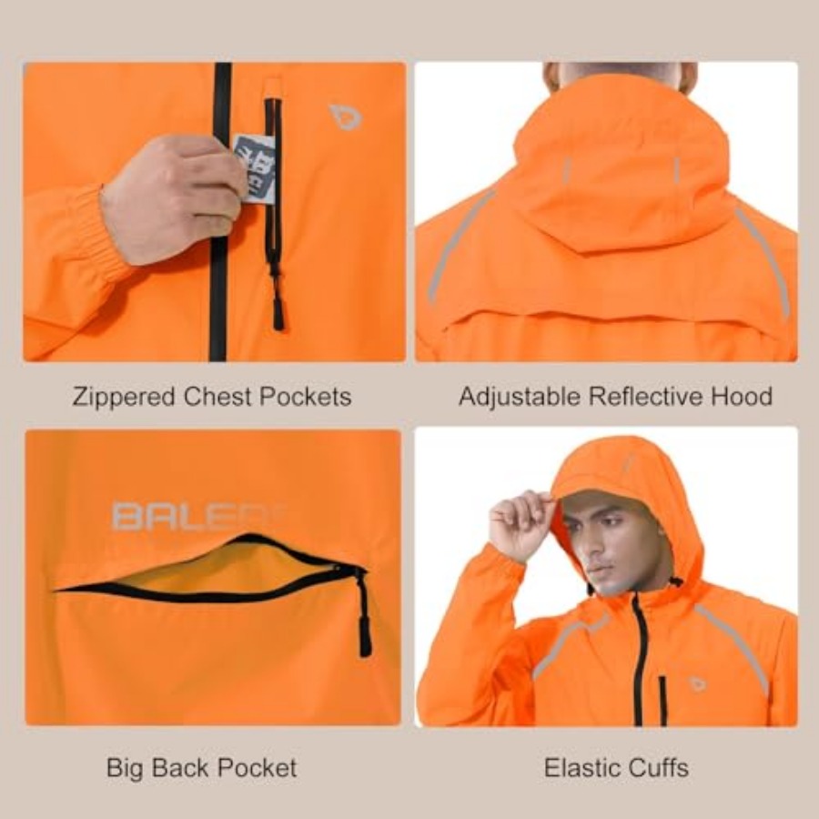 Men's Rain Jacket Waterproof W – обзор и цена Running Gear In Rain