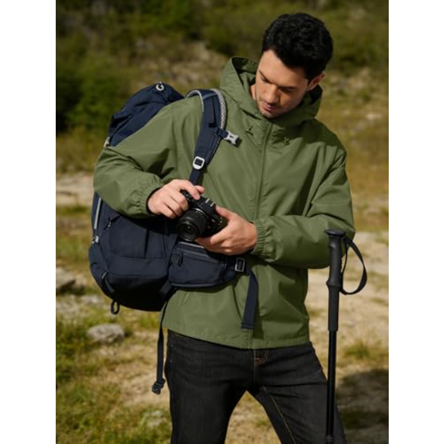 UIQUR Mens Rain Jacket Lightwe – обзор и цена Running Gear In Rain