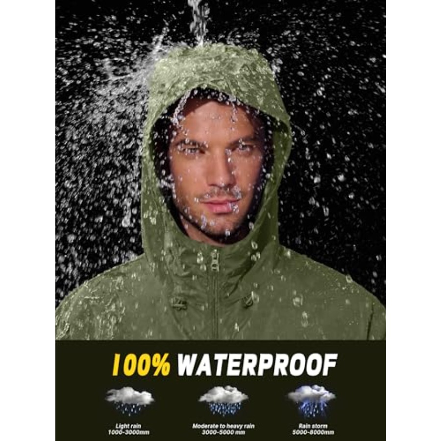 UIQUR Mens Rain Jacket Lightwe – обзор и цена Running Gear In Rain