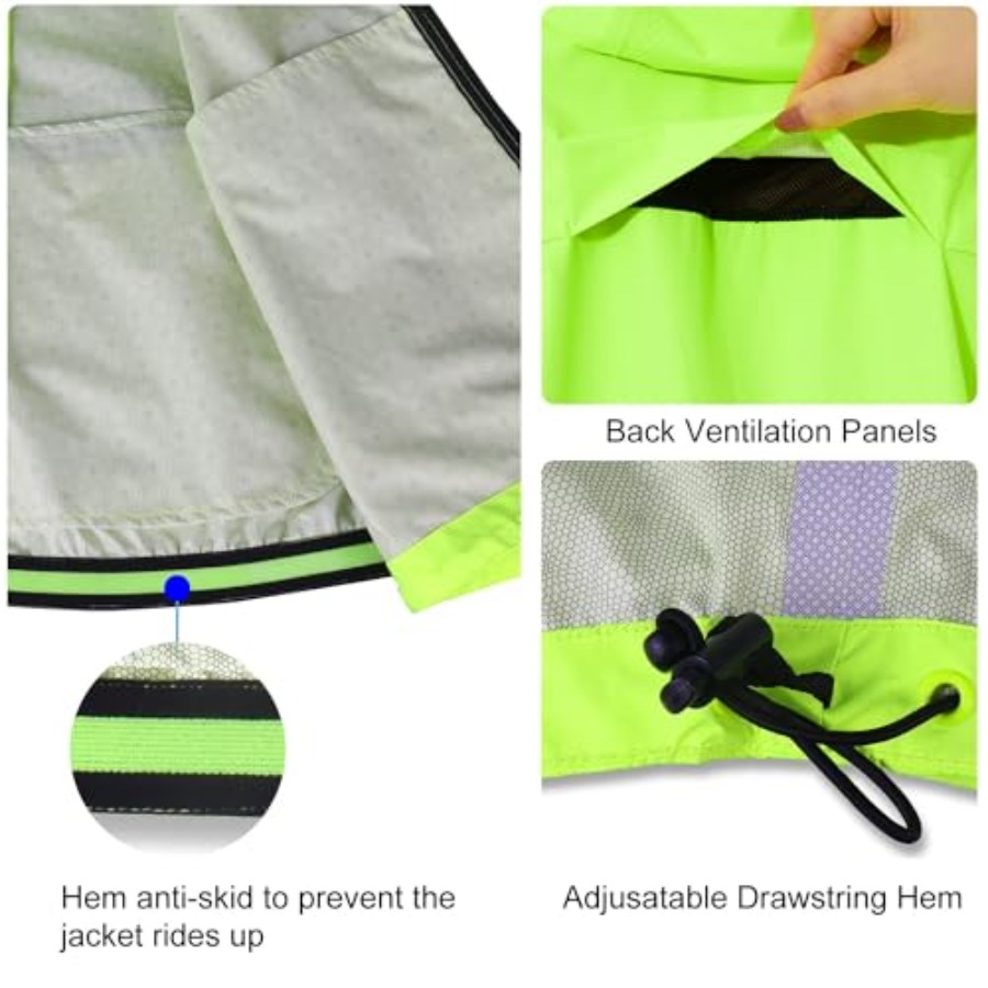 Men's Rain Jacket Waterproof W – обзор и цена Running Gear In Rain