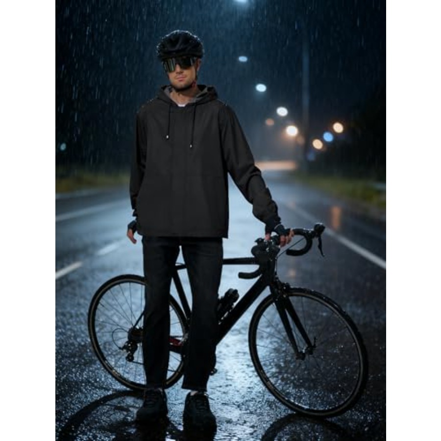 UIQUR Men's Rain Jacket Waterp – обзор и цена Running Gear In Rain