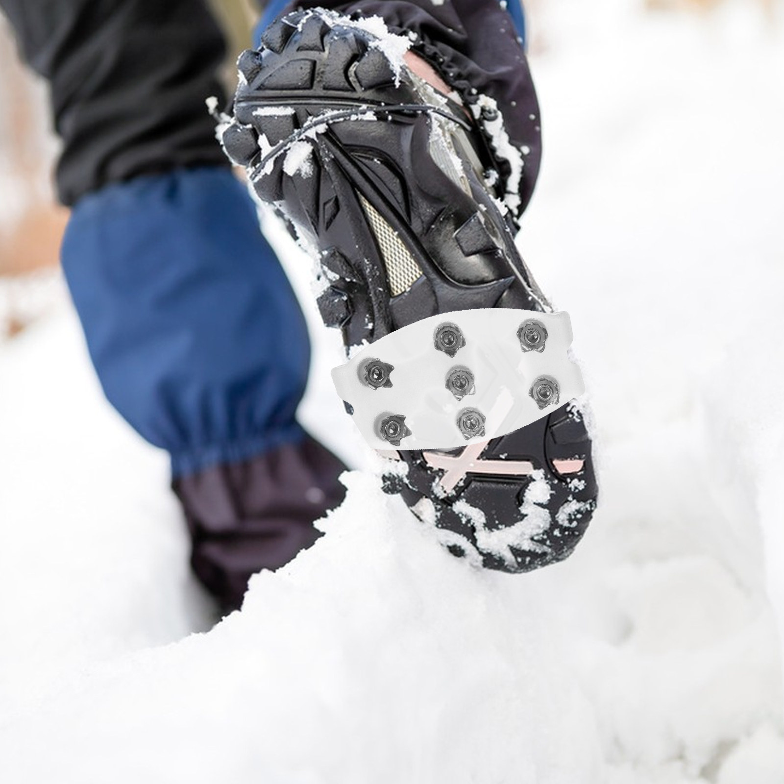 2Pairs Snow Crampons Shoe Ice  – обзор и цена Running Gear In Snow