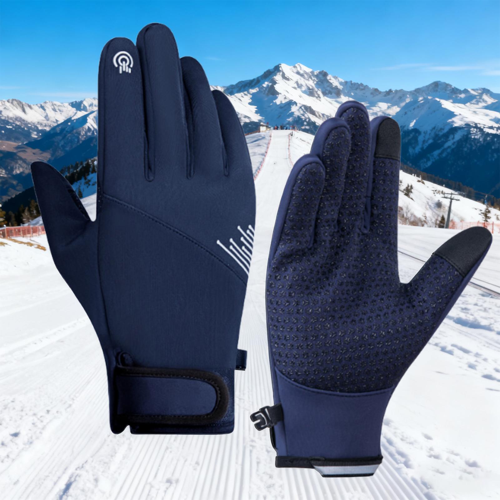 Winter Gloves Men Windproof To – обзор и цена Running Gear In Snow