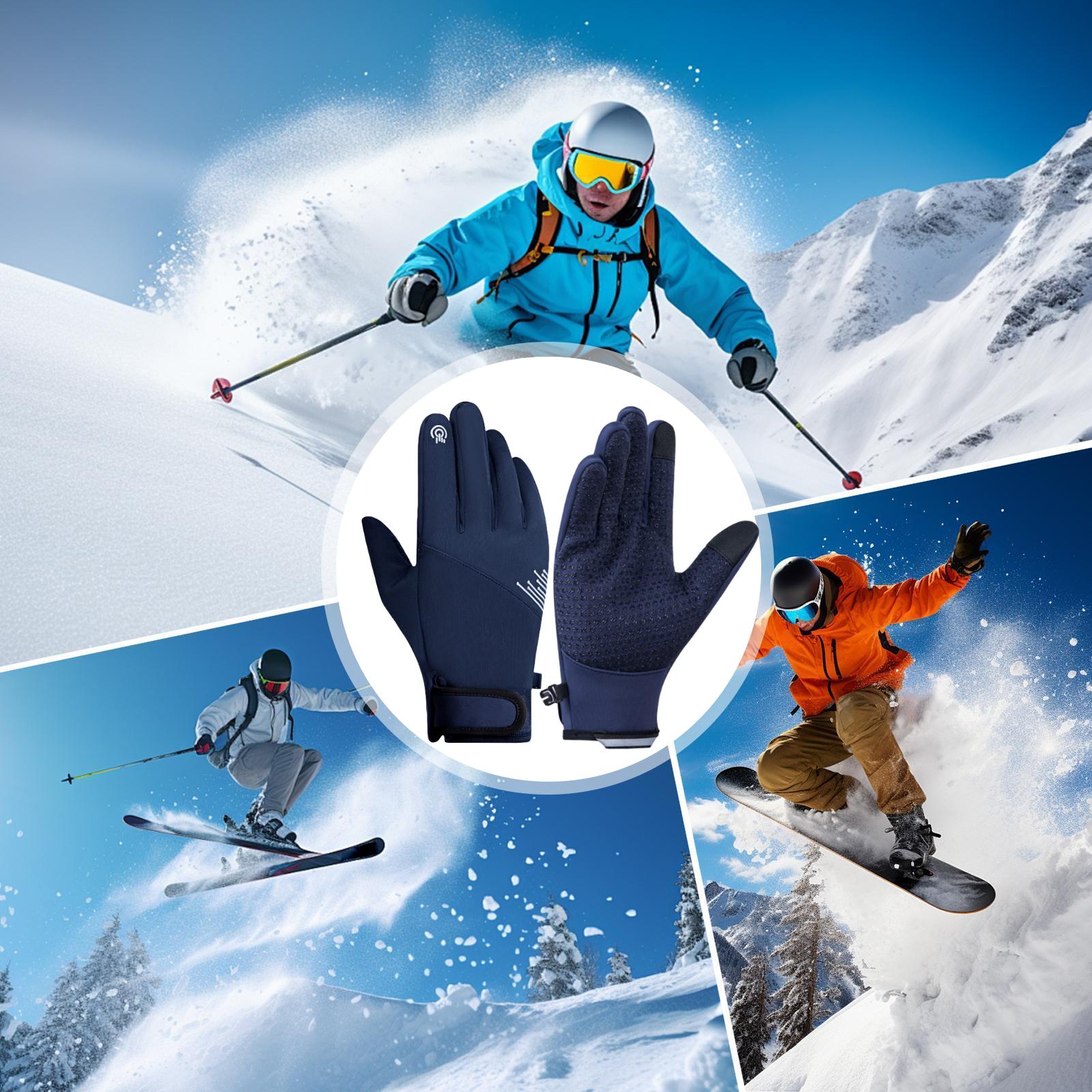 Winter Gloves Men Windproof To – обзор и цена Running Gear In Snow