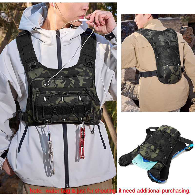 Tactical Bag Front Chest Rig V – обзор и цена Running Hydration Vest