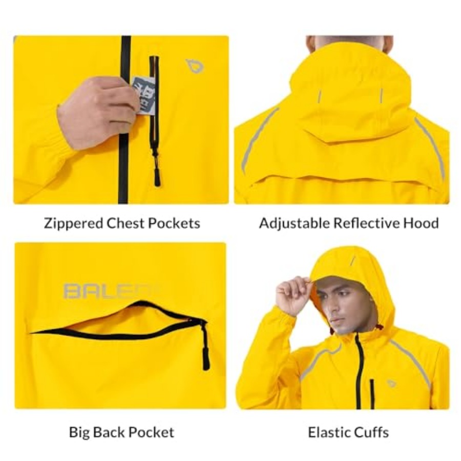 Men's Rain Jacket Waterproof W – обзор и цена Running Gear In Rain