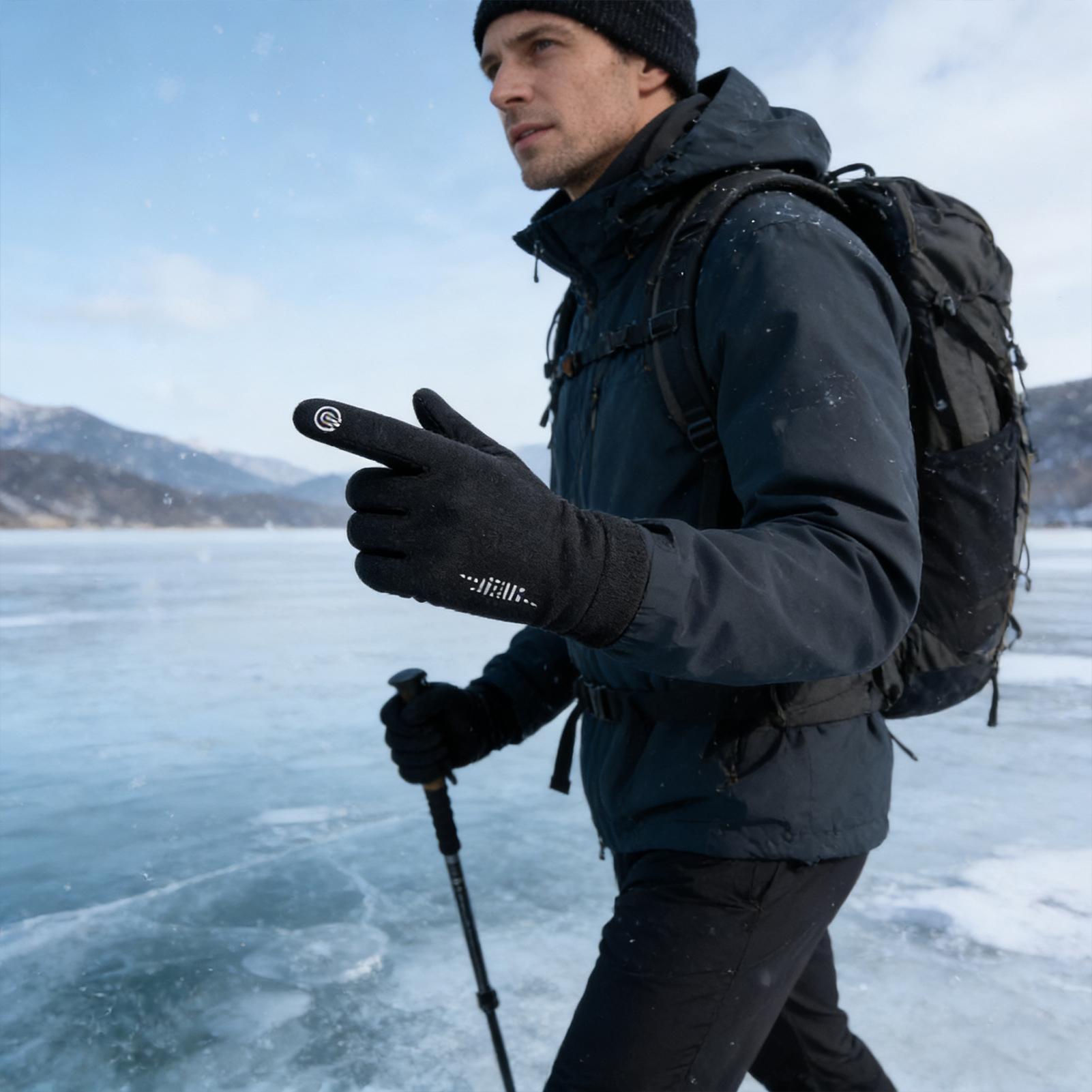 Warm Cycling Gloves Full Finge – обзор и цена Running Gear In Snow