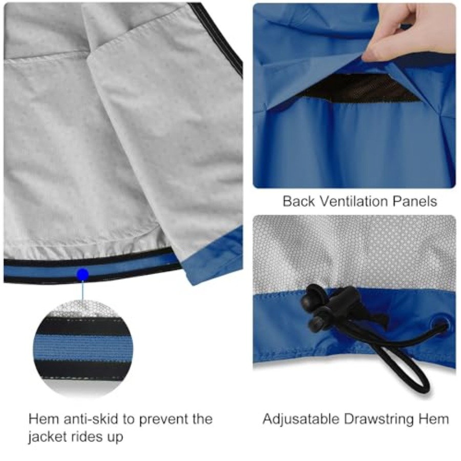 Men's Rain Jacket Waterproof W – обзор и цена Running Gear In Rain