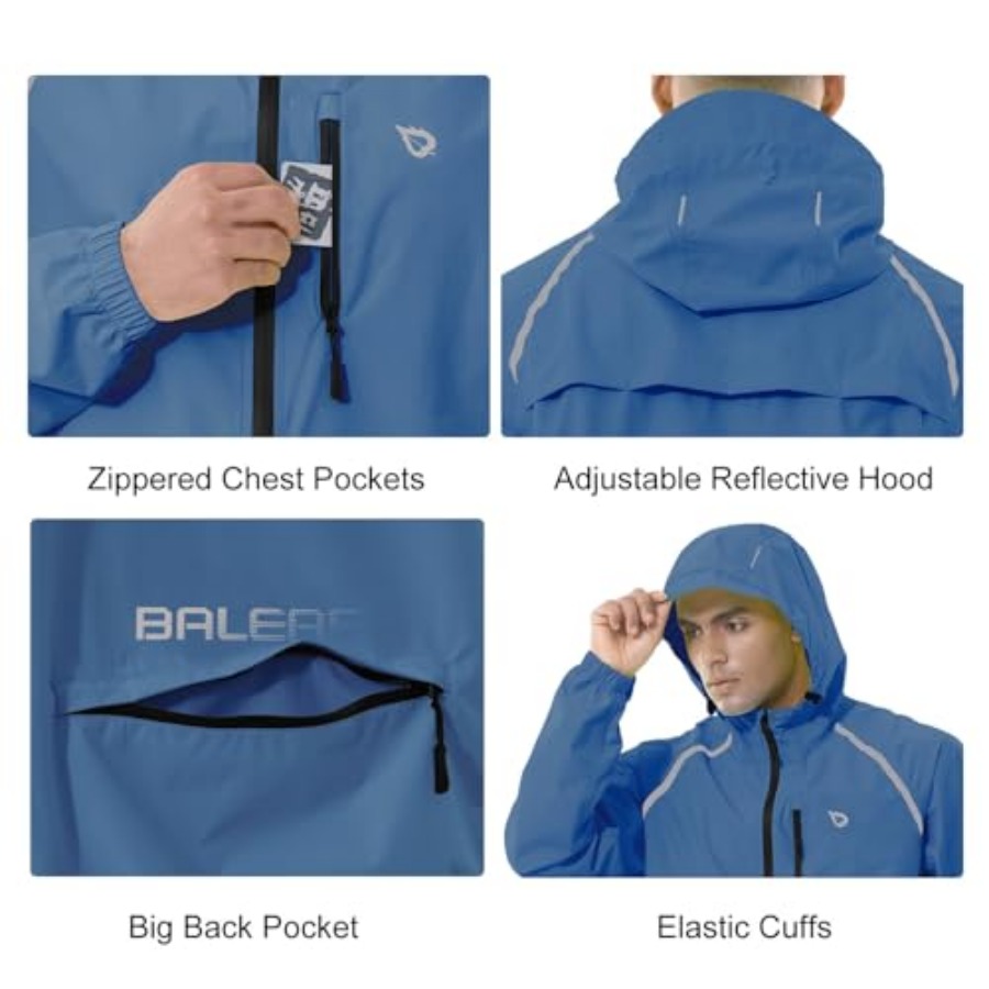 Men's Rain Jacket Waterproof W – обзор и цена Running Gear In Rain